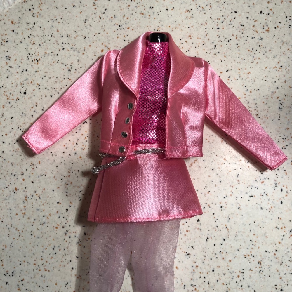 Vintage Barbie skirt top jacket stockings 1990’s